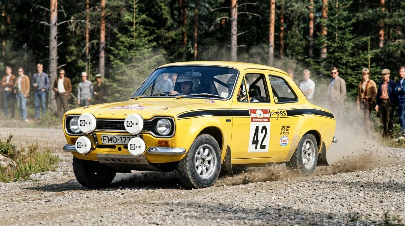 Ford Escort RS rally car